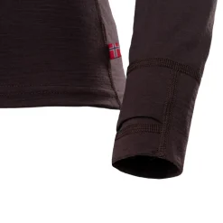 ACLIMA LightWool 180 Polo w/zip, dame (Chocolate Plum) Sale
