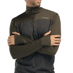ACLIMA LightWool 180 Polo w/zip, herre (Tarmac Marengo) Online