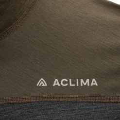 ACLIMA LightWool 180 Polo w/zip, herre (Tarmac Marengo) Online