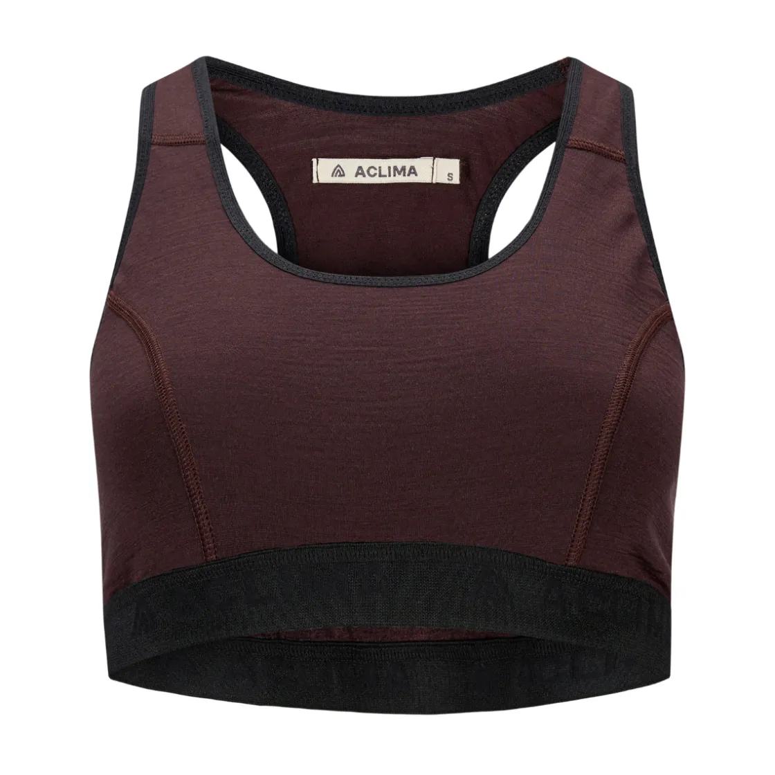 ACLIMA LightWool 180 Sports Top, dame (Chocolate Plum) Online