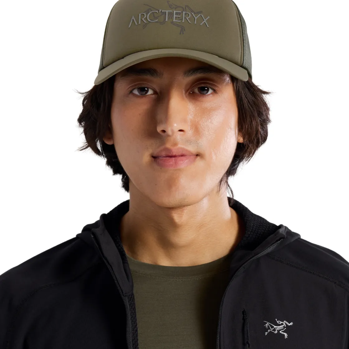 ARCTERYX Arc'teryx Bird Word Trucker Curved Hat (Tatsu Forage) Clearance