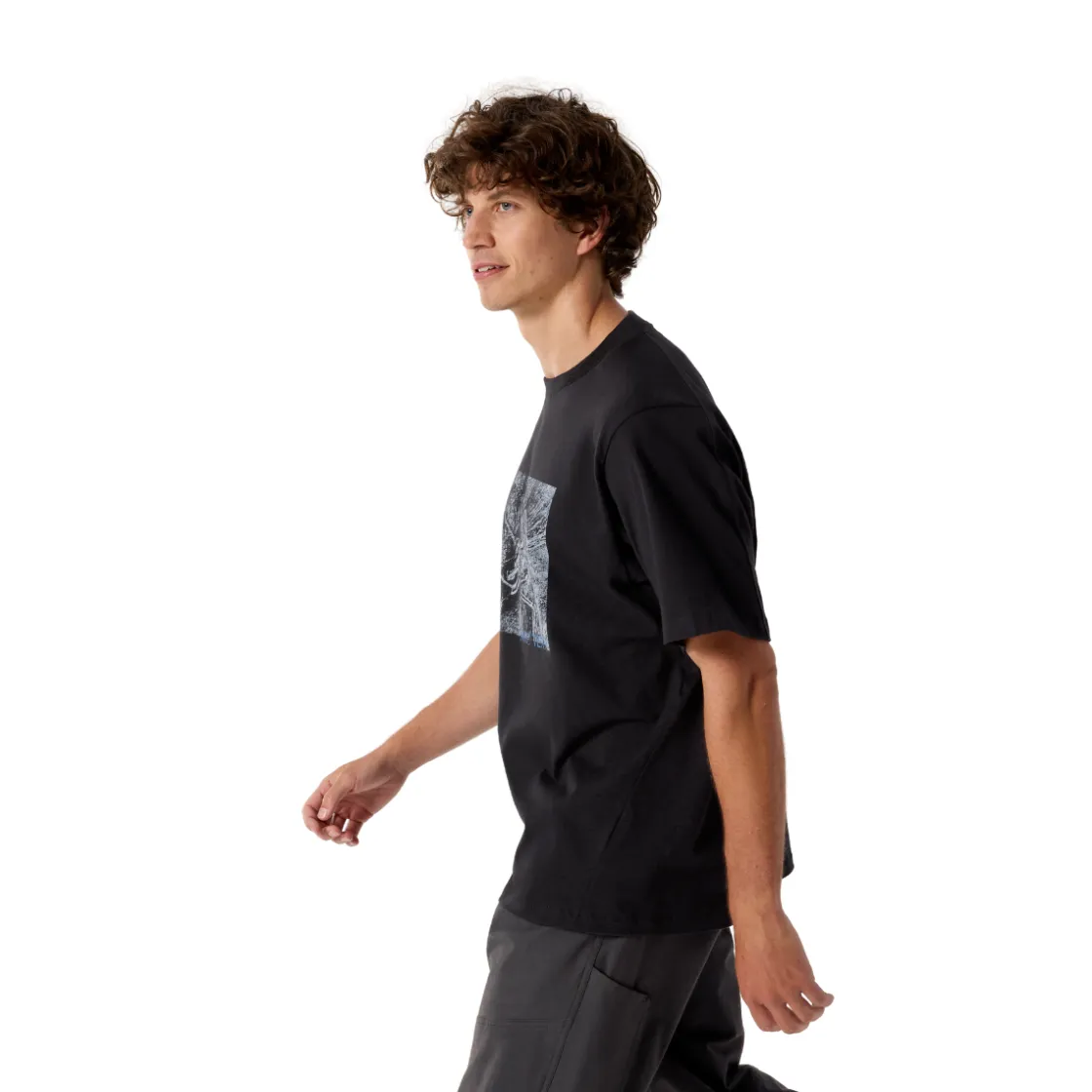 ARCTERYX Arc'teryx Kragg Cotton Tee, herre (Black) Discount