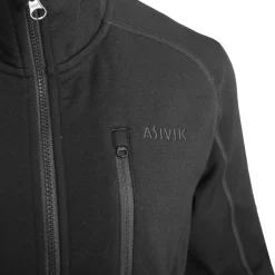 ASIVIK Adventure Mid Wool fleece, herre (Black) Best