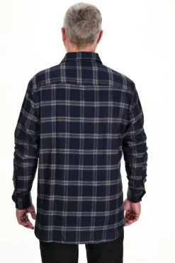 ASIVIK Blåvand LS skjorte, herre (Dark Blue) Hot