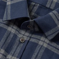 ASIVIK Blåvand LS skjorte, herre (Dark Blue) Hot