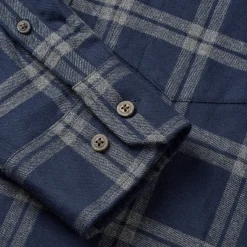ASIVIK Blåvand LS skjorte, herre (Dark Blue) Hot