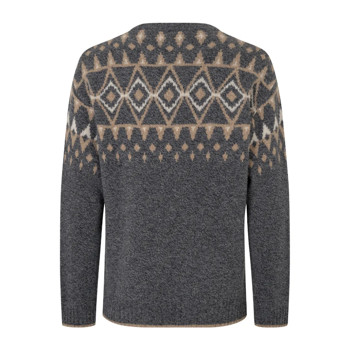 ASIVIK Gamborg Sweater, herre (Grey) Best