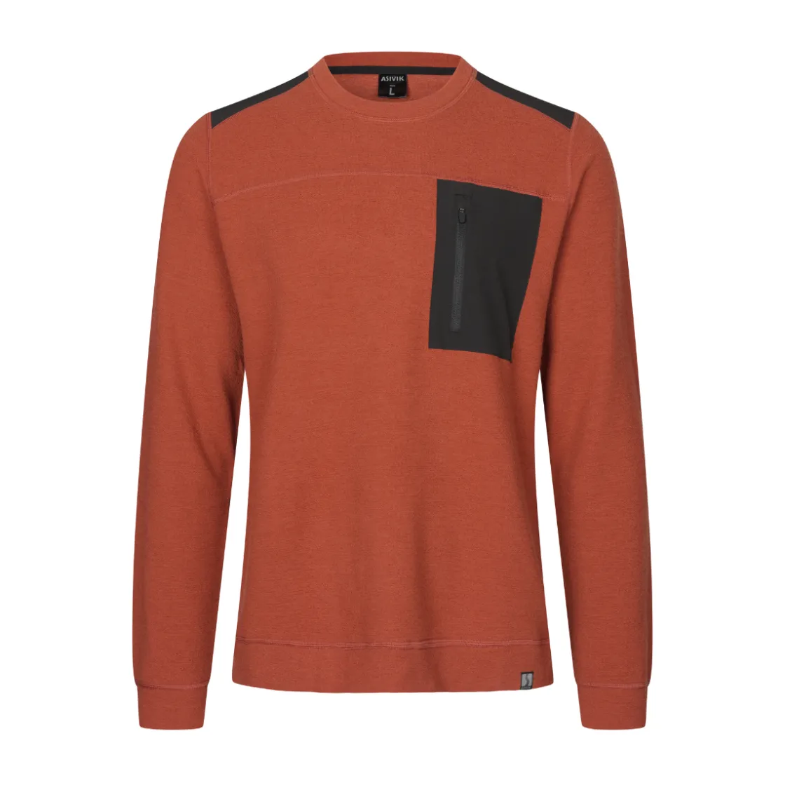 ASIVIK Hessel Wool Crew uldtrøje, herre (Autumn) Sale