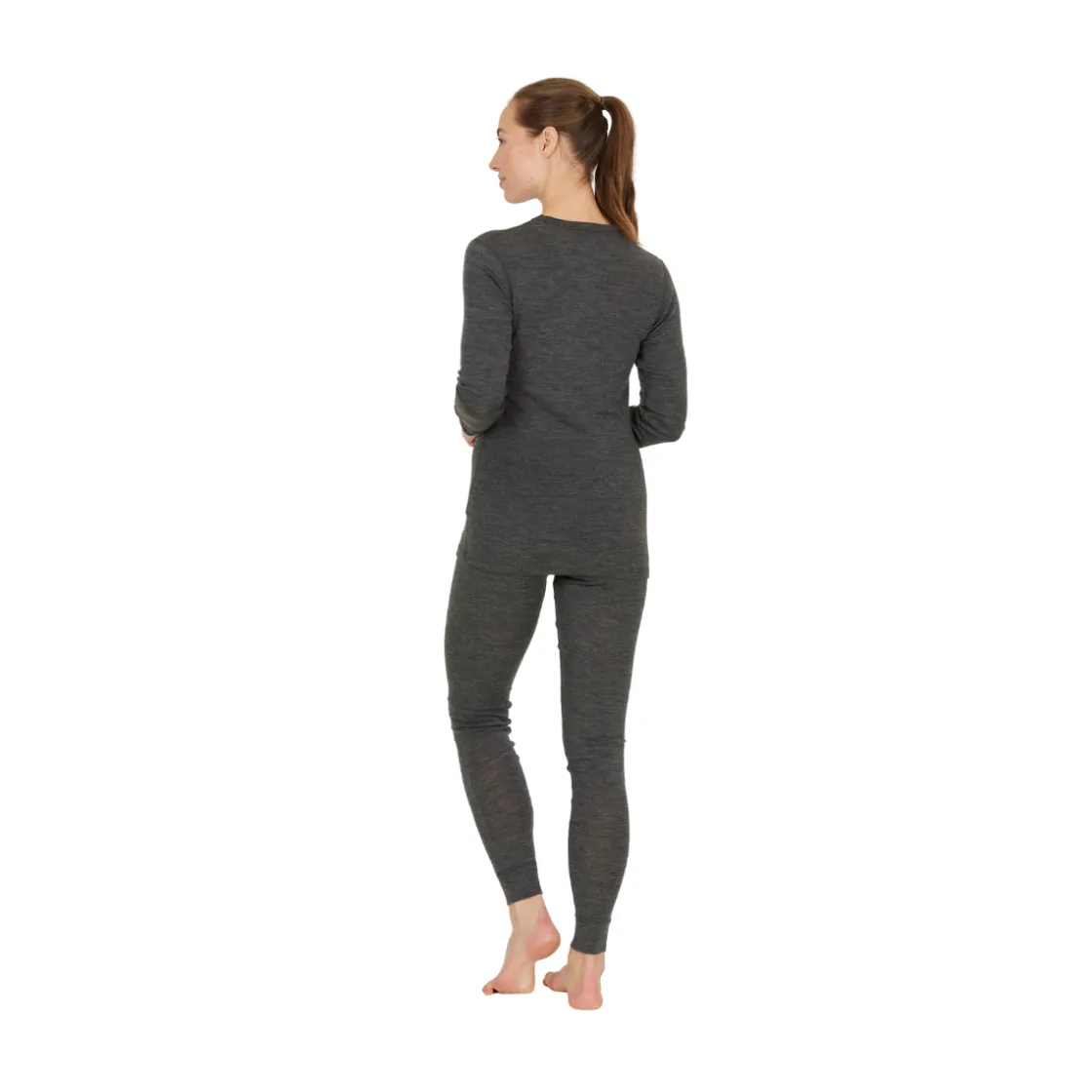 ASIVIK Hike Wool Blend Uldundertrøje, dame (Black) Online