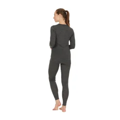 ASIVIK Hike Wool Blend Uldunderbukser, dame (Black) Best