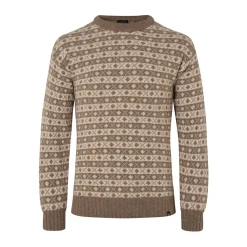 ASIVIK Hjelm Sweater, Herre (Camel Sand) Outlet