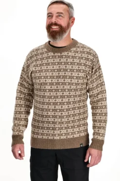 ASIVIK Hjelm Sweater, Herre (Camel Sand) Outlet