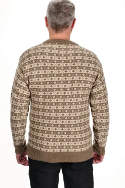 ASIVIK Hjelm Sweater, Herre (Camel Sand) Outlet