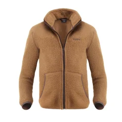 ASIVIK Teddy Fleecejakke, junior (Brown) Discount
