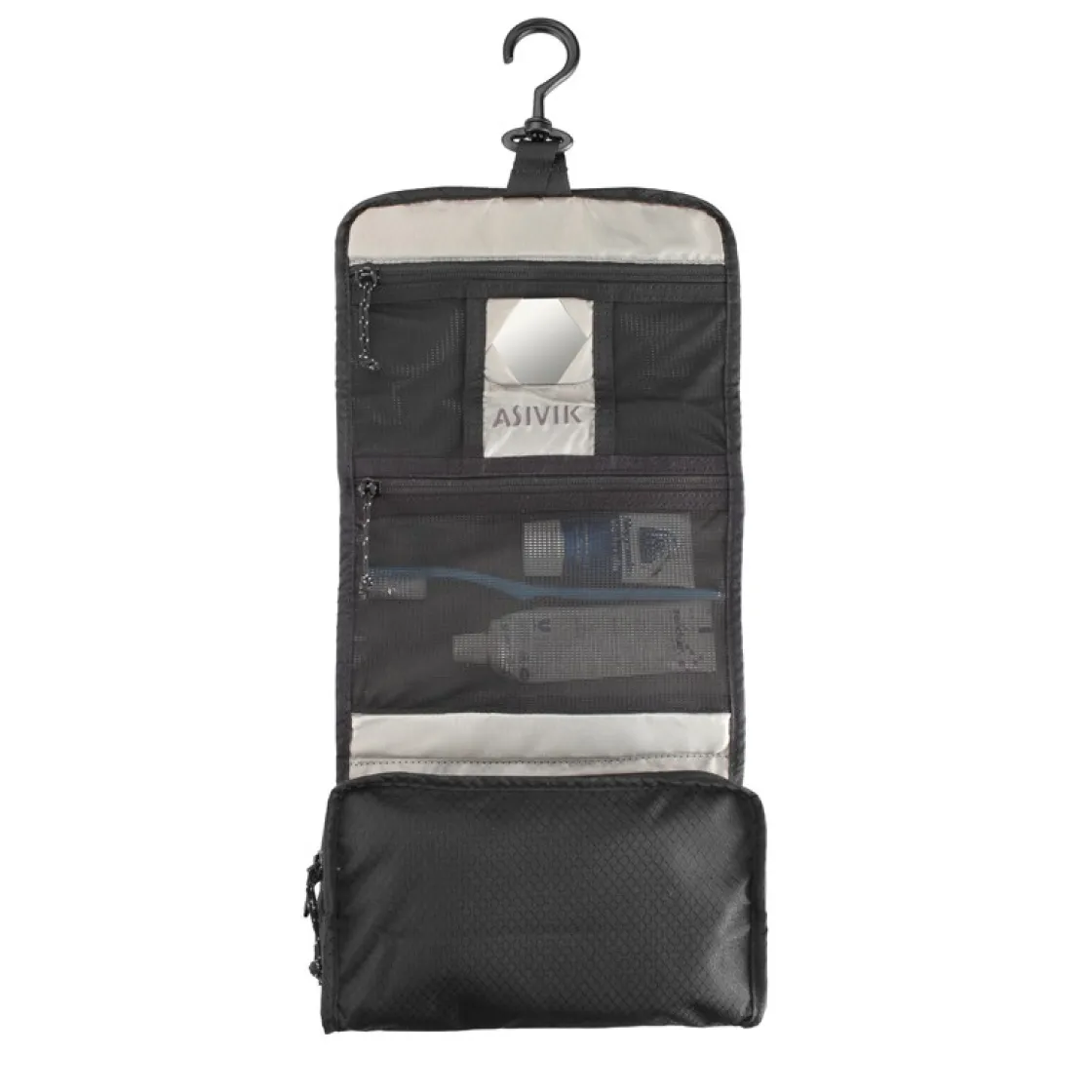 ASIVIK Wash Bag Roll toilettaske (Black) Online