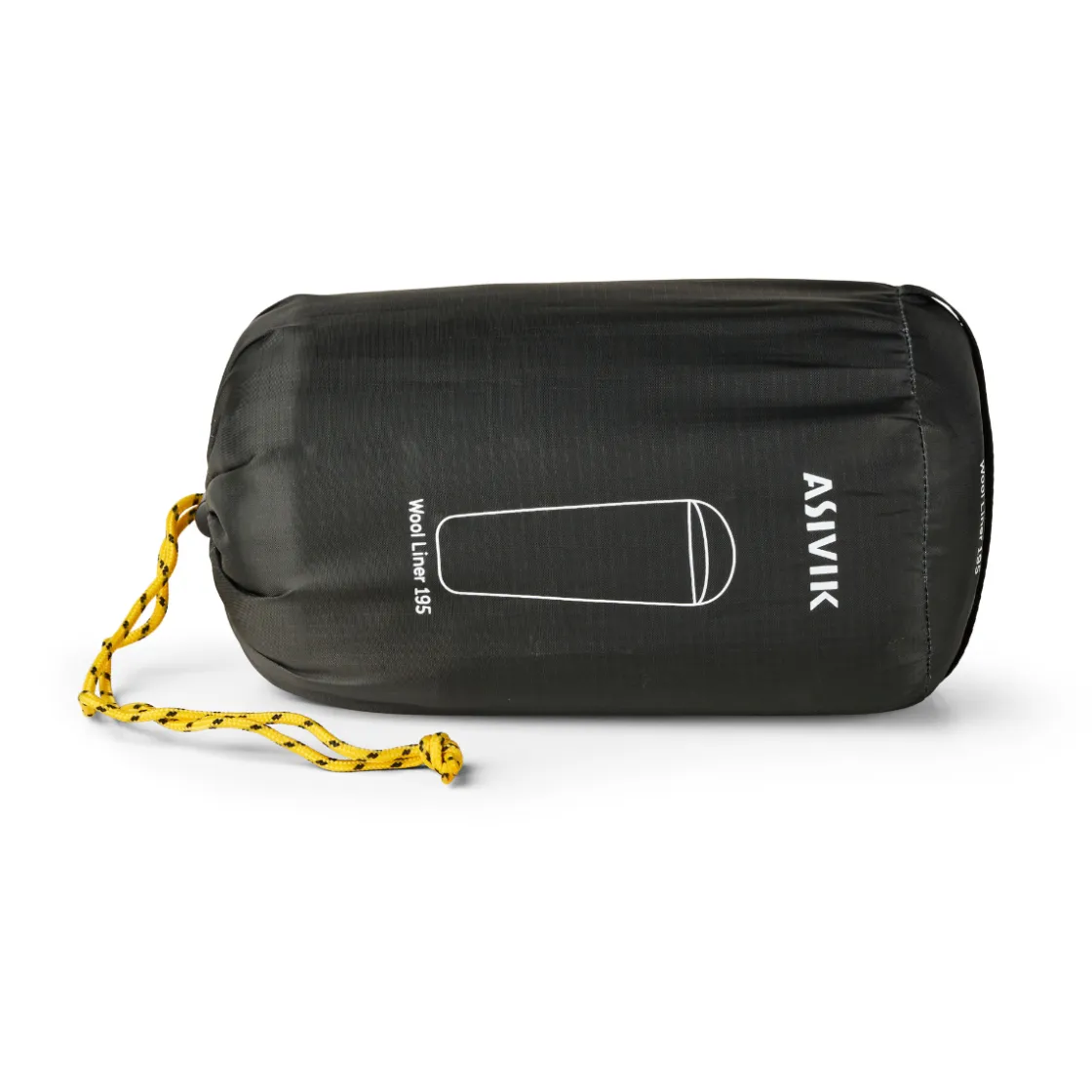 ASIVIK Wool Liner 195 cm, uld-lagenpose (Pine) Outlet