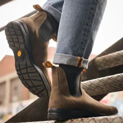 BLUNDSTONE 2056 All Terrain Chelsea Boot (Rustic Brown) Sale