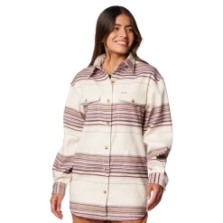COLUMBIA Calico Basin Skjorte / jakke, dame (Chalk) Outlet