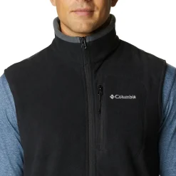 COLUMBIA Fast Trek Fleece vest, herre (Black) Clearance