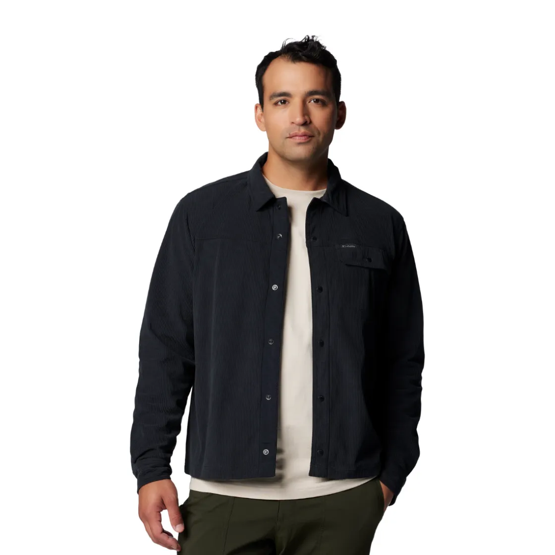 COLUMBIA Flare Gun Corduroy LS Skjorte, herre (Black) Outlet