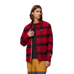 COLUMBIA High Cascades Shirt Jacket, herre (Red Dahlia) Best