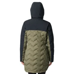 COLUMBIA Mountain Croo III Mid Down dunjakke, dame (Stone Green Black) Online