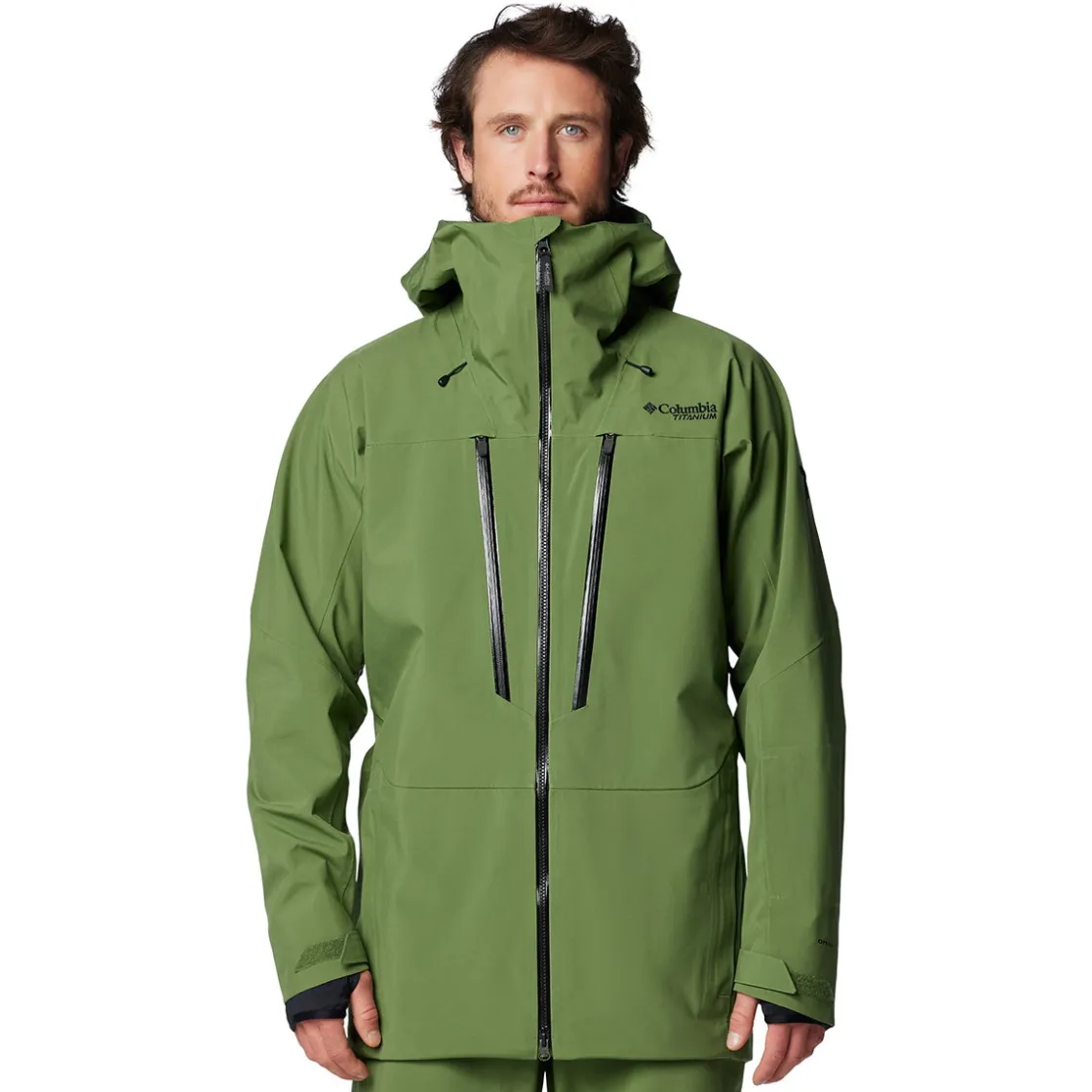 COLUMBIA Platinum Peak II 3-lags skijakke, herre (Canteen) New