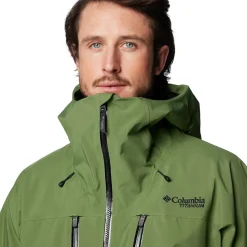 COLUMBIA Platinum Peak II 3-lags skijakke, herre (Canteen) New