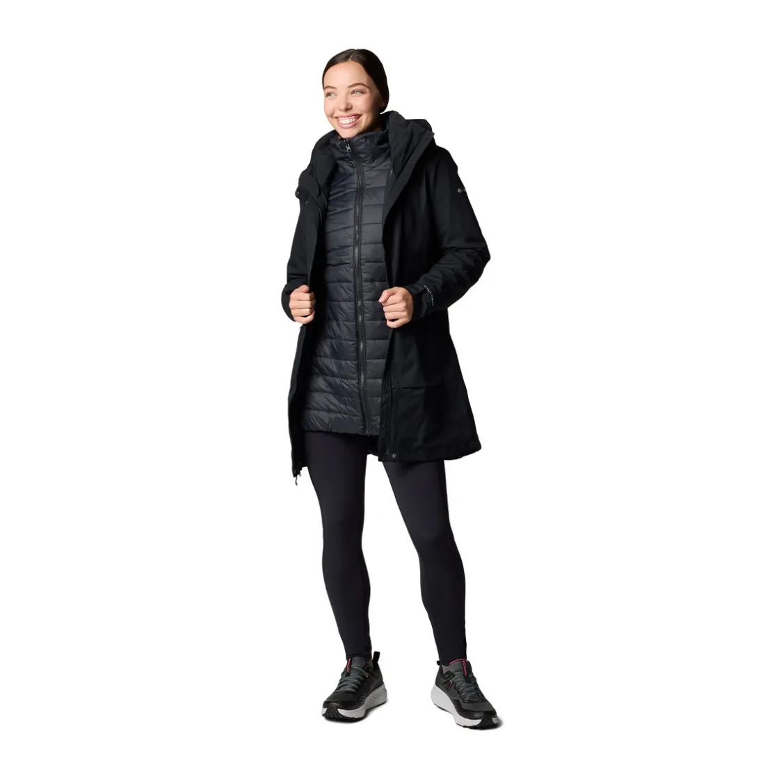 COLUMBIA Pulaski II Interchange 3-i-1 jakke, dame (Black) Outlet