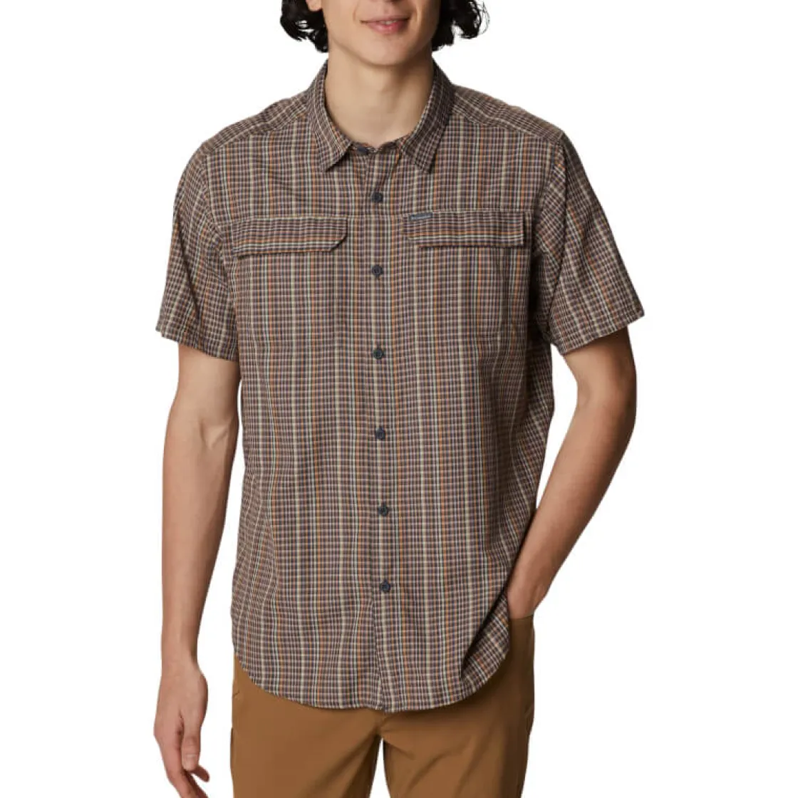 COLUMBIA Silver Ridge Plaid skjorte SS, herre Clearance