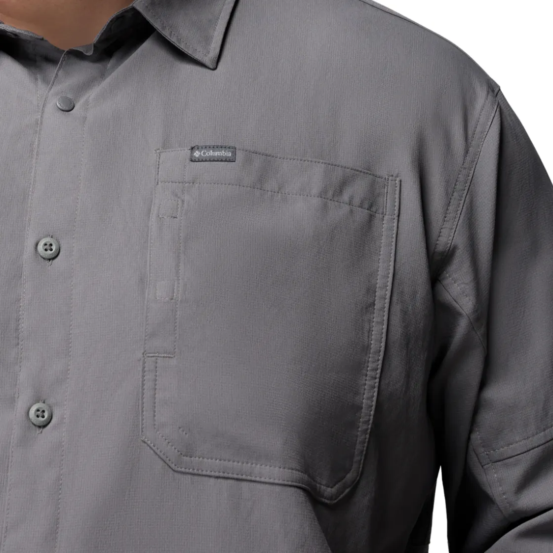 COLUMBIA Silver Ridge Utility II LS Skjorte, herre (City Grey) Best