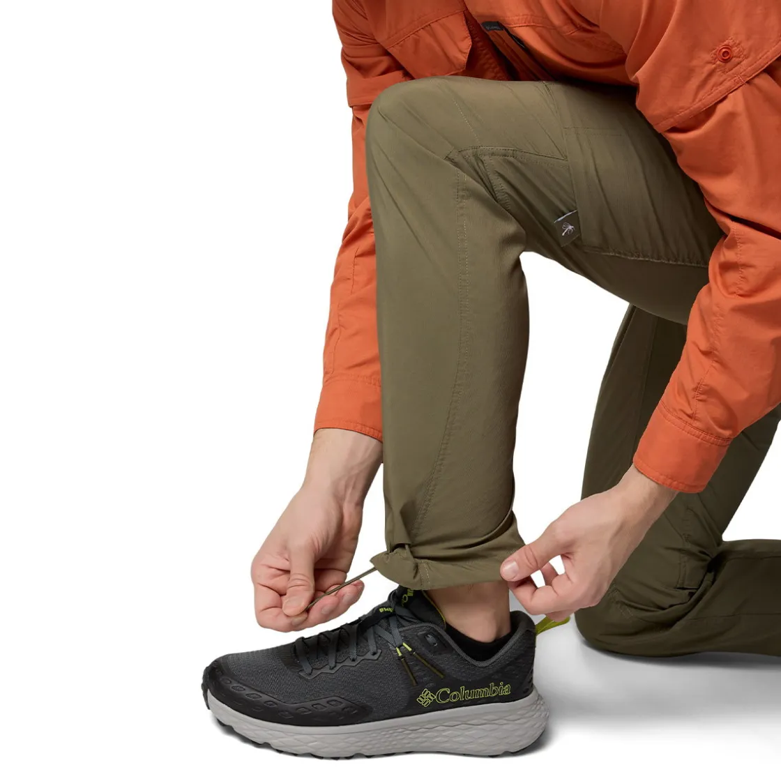 COLUMBIA Skien Valley Cargo Pants, herre (Stone Green) Sale