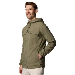COLUMBIA Skien Valley Hooded LS Sommer- og myggejakke, herre (Stone Green) Sale