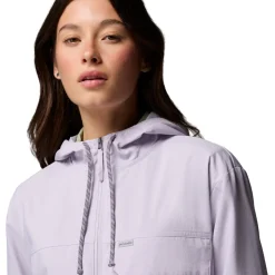 COLUMBIA Skien Valley Hooded LS Sommer- og myggejakke, dame (Lavender) New
