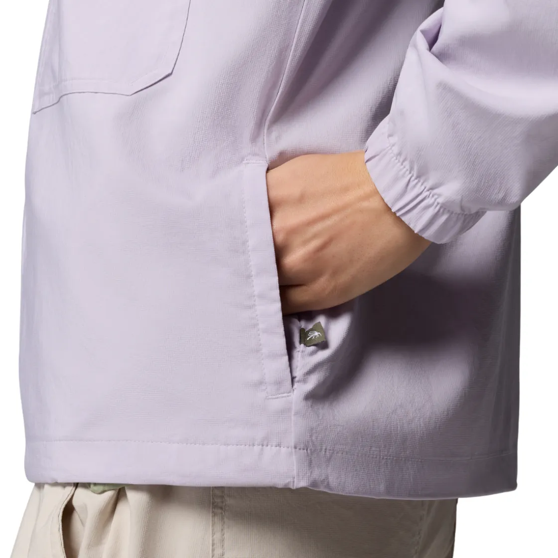 COLUMBIA Skien Valley Hooded LS Sommer- og myggejakke, dame (Lavender) New