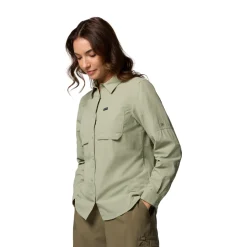 COLUMBIA Skien Valley LS Shirt, dame (Safari) Outlet
