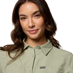 COLUMBIA Skien Valley LS Shirt, dame (Safari) Outlet