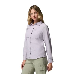 COLUMBIA Skien Valley LS Shirt, dame (Lavender) Outlet