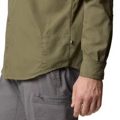 COLUMBIA Skien Valley LS Skjorte, herre (Stone Green) Sale