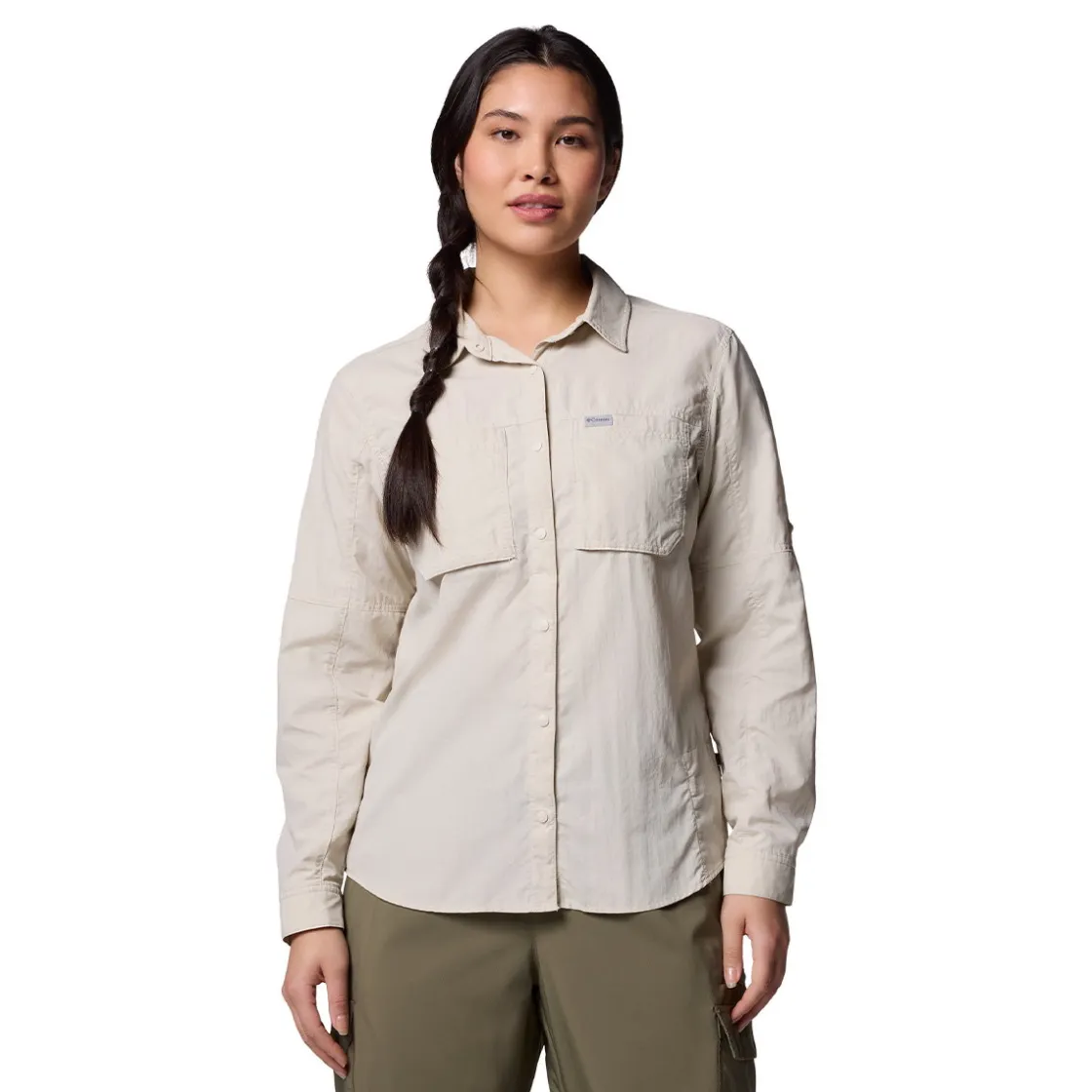 COLUMBIA Skien Valley LS Skjorte, dame (Dark Stone) Sale