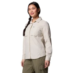 COLUMBIA Skien Valley LS Skjorte, dame (Dark Stone) Sale