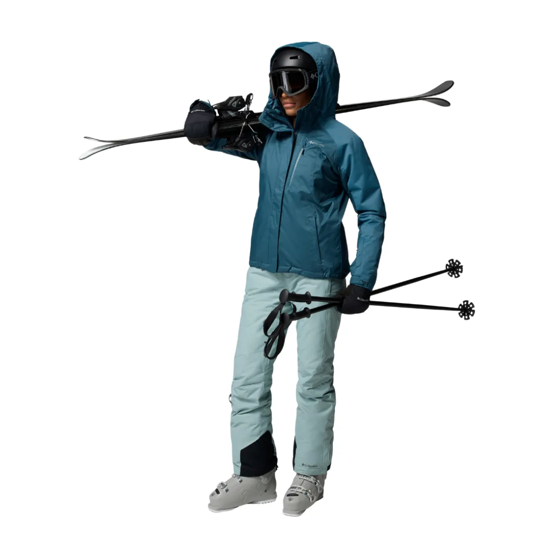 COLUMBIA Snowy Summit Insulated skijakke, dame (Everblue Dobby) Clearance