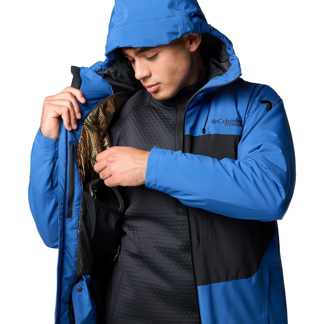 COLUMBIA Winter District III skijakke, herre (Mountain Blue) Outlet