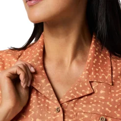 COTOPAXI Afuera Button Up Shirt, dame (Shimmer Cantaloupe) Clearance
