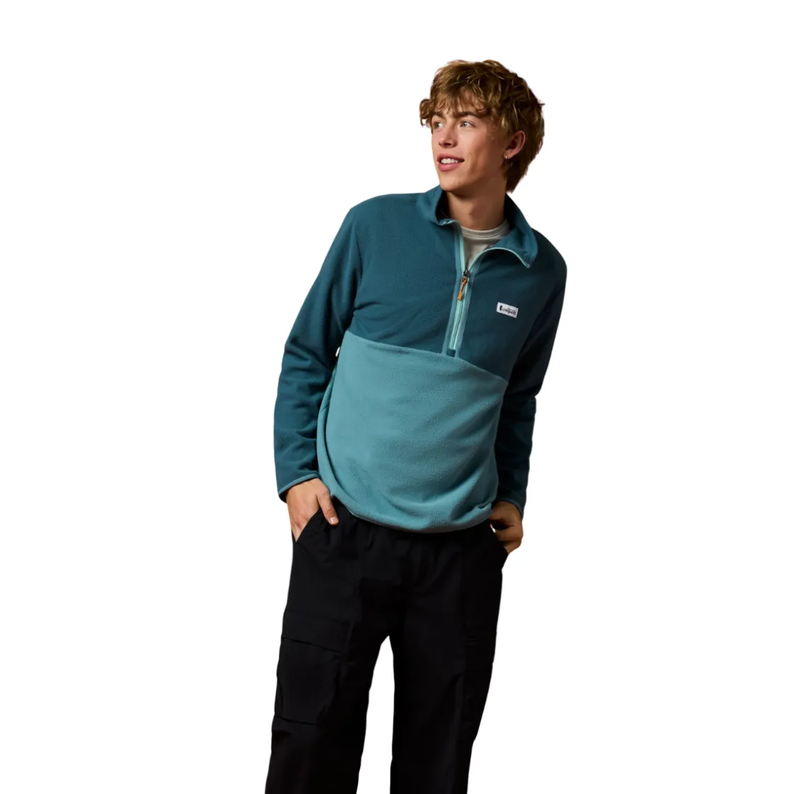 COTOPAXI Amado Fleece Pullover, herre (Ocean) Clearance