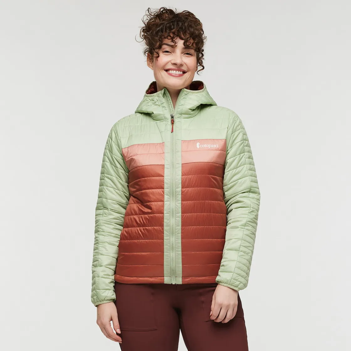 COTOPAXI Capa Insulated Hooded jakke, dame (Green Tea) Best