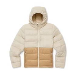 COTOPAXI Fuego Max Down Hooded Dunjakke, dame (Cream and Khaki) Outlet