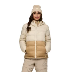 COTOPAXI Fuego Max Down Hooded Dunjakke, dame (Cream and Khaki) Outlet