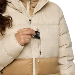 COTOPAXI Fuego Max Down Hooded Dunjakke, dame (Cream and Khaki) Outlet