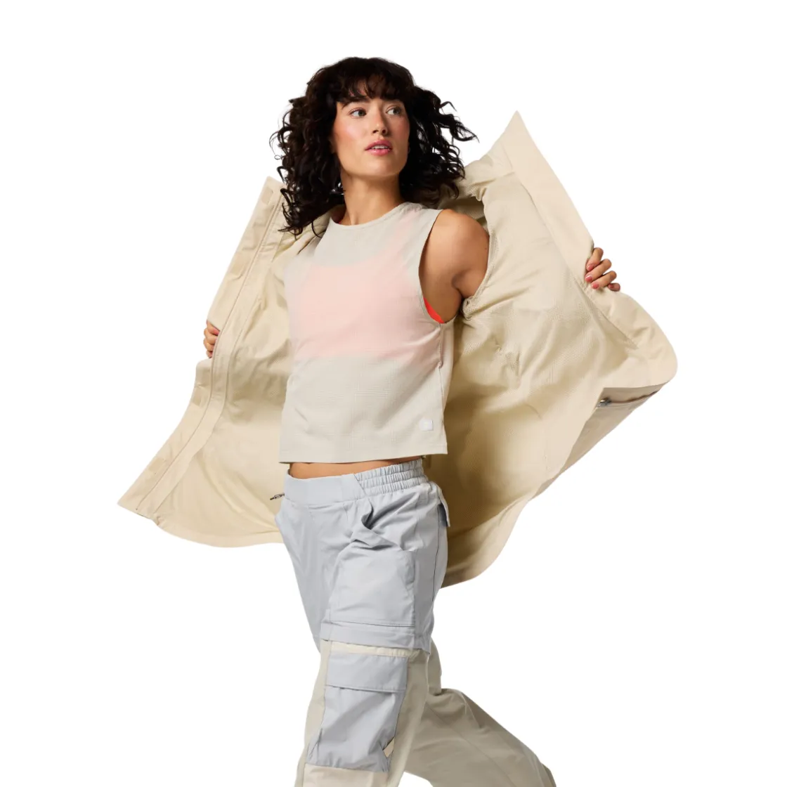 COTOPAXI Rayu Rain Parka, dame (Cream) Outlet